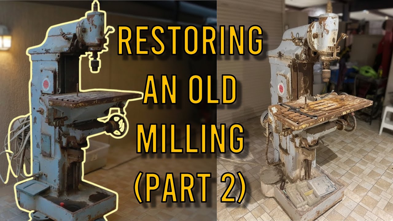 OF-55 Milling Machine Restoration (Part 2) - ОФ-55 станок фрезерный