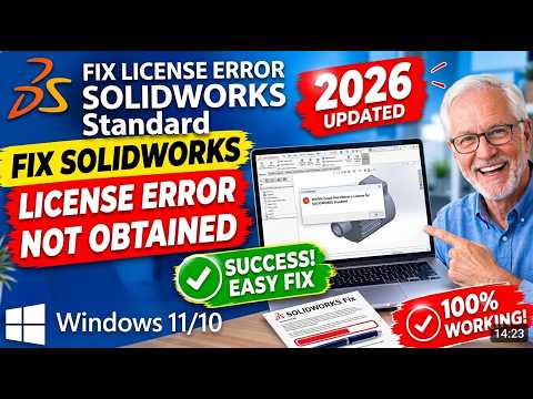 How to Fix Could Not Obtain a License for SOLIDWORKS Standard ✅ [SOLVED]