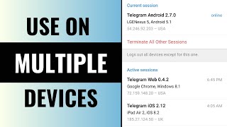 How to Use Same Telegram Account on Two Devices