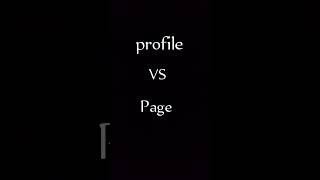 profile vs page #facebookgrowth #wasiftech