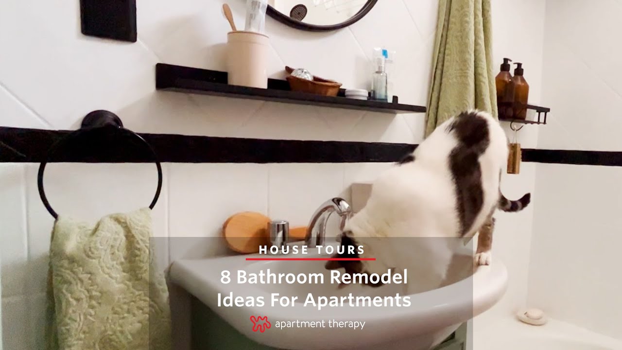 8 Apartment Bathroom Renovation Ideas Apartment Therapy YouTube