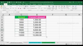 How to convert Numbers into Text with Comma in MS Excel 2016 | Fixed formula