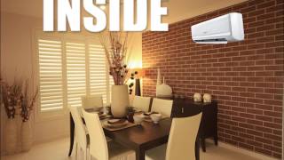 Airconditioning Installations - (Extended more than 3 meters) - Midwall Split Type Air-Conditioners