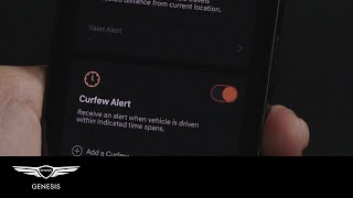 How to Set Curfew Alert | Genesis Connected Services | Genesis USA