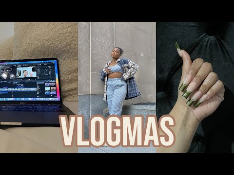 Vlogmas Day 8: How I Edit My Thumbnails, Getting My Nails Done & Putting Up My Christmas Tree!