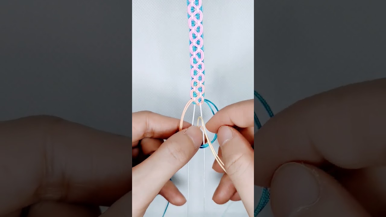 DIY Simple and easy to learn fancy flat knot braiding method who can't do it. 