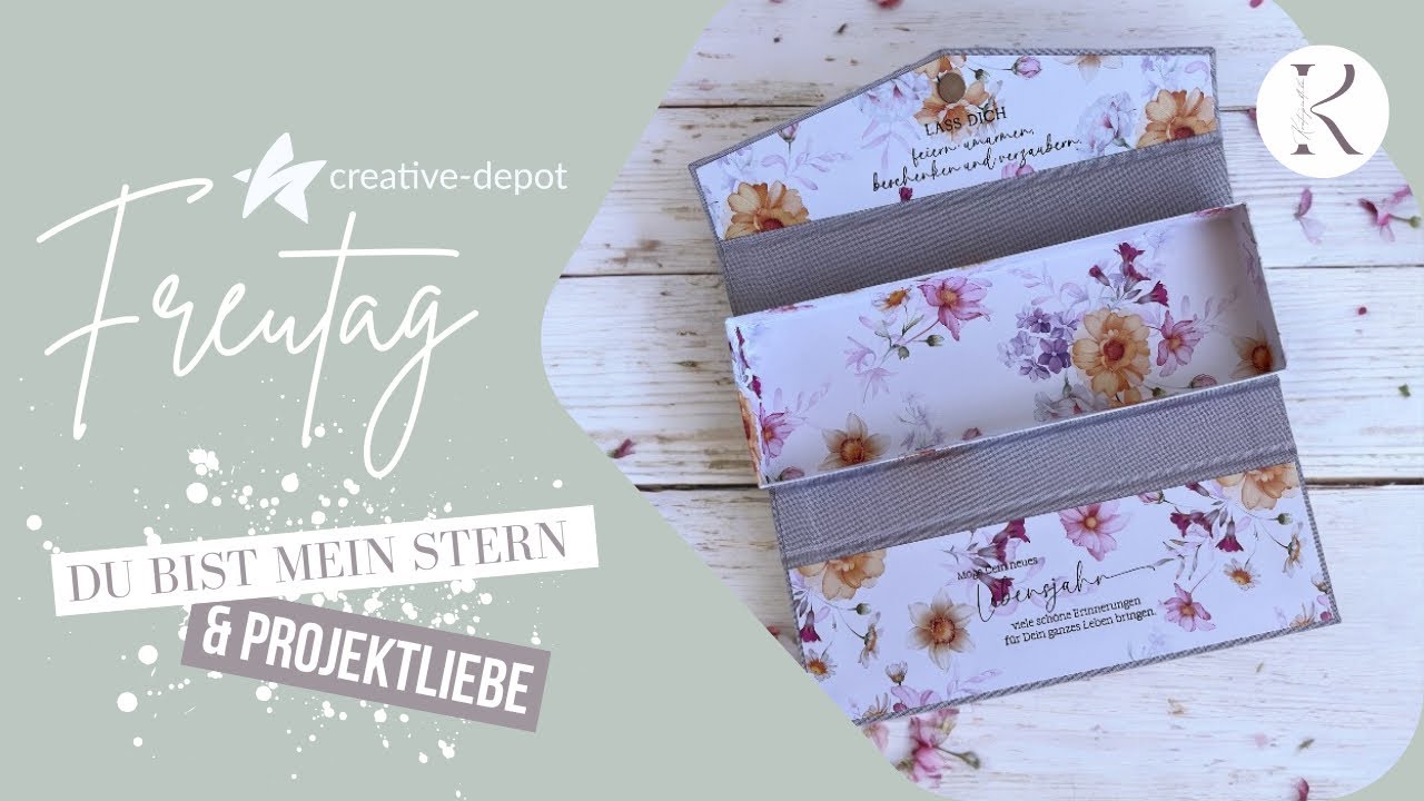 FREUTAG | Du bist mein Stern | Projektliebe | Schachtelbau | Neuheiten Creative Depot | September 24