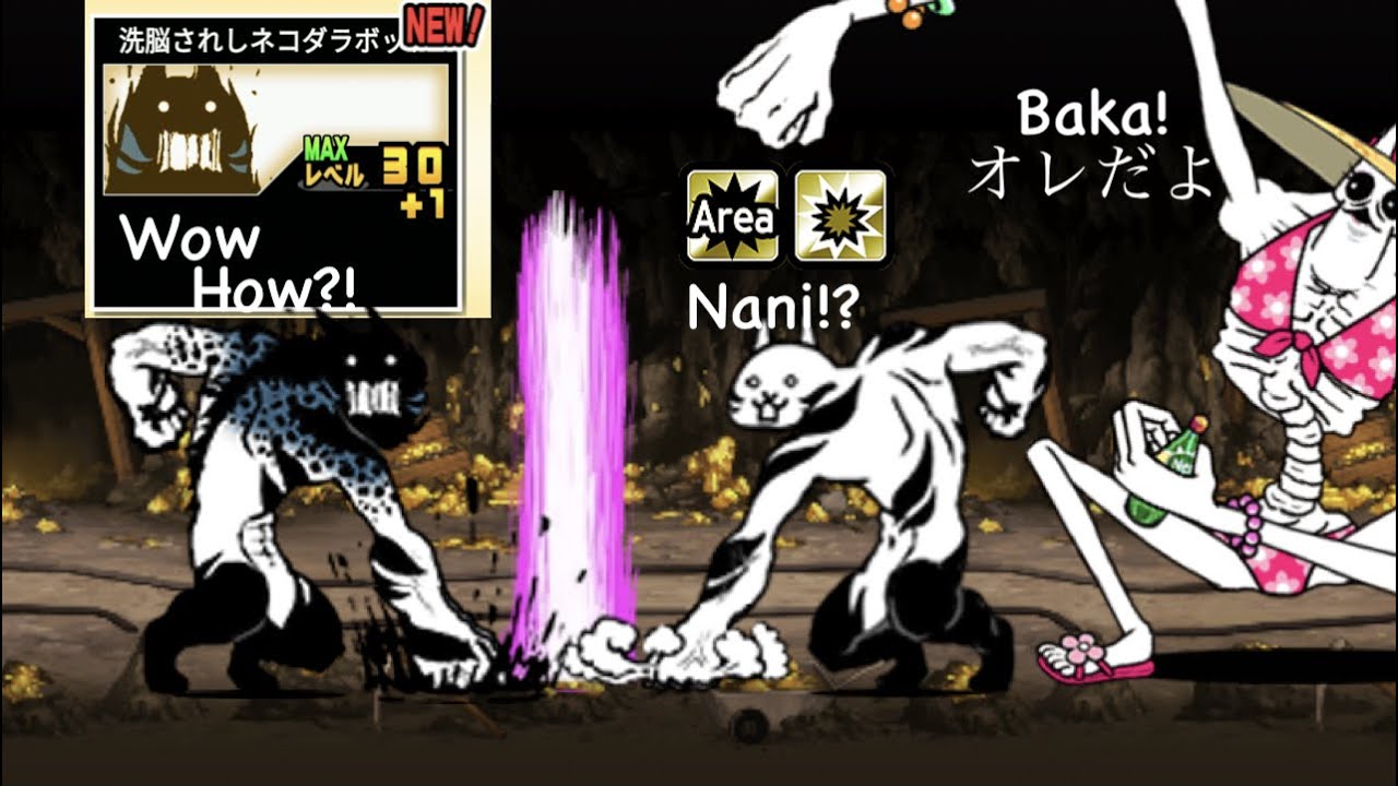 Battle Cats Brainwashed Titan's Review ft. Bikiniluga! [Valentine Gal