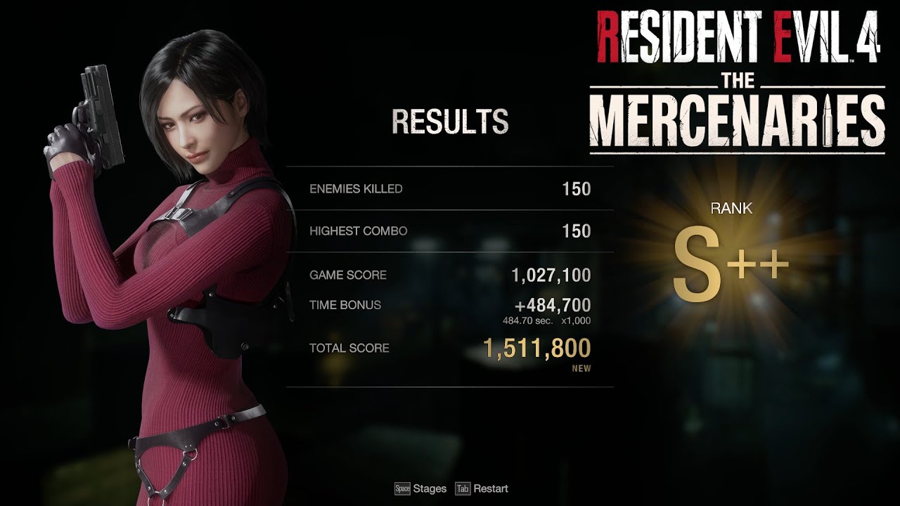 The Mercenaries | Ada S++ - Docks | High Sens | Adrenaline Rush Gameplay!