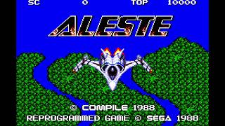 Aleste (アレスタ). [SMS - Sega Enterprises, Ltd., Compile]. (1988). Full Play.