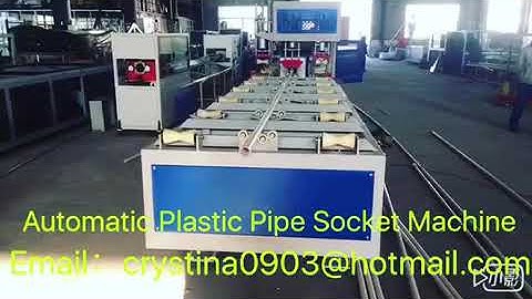 pipe flaring machine,automatic pipe belling machine,PVC pipe socket machine,plastic pipe expanding