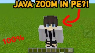 Java zoom mod for Minecraft pocket edition 100% working#viral 