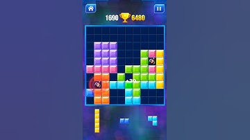 ASMR Tetris Block Puzzle Gameplay #shorts #asmr #relaxing #satisfying #38