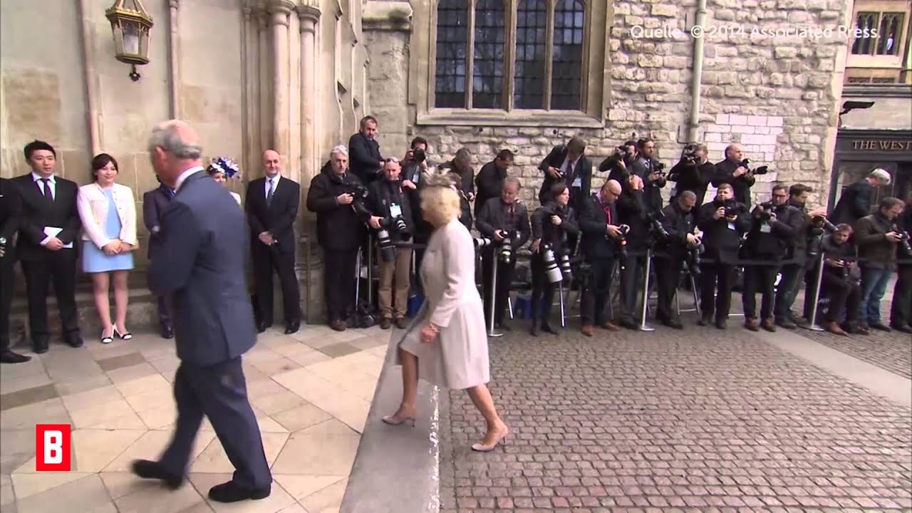 BUNTE TV - Charles & Camilla schick in der Kirche - YouTube