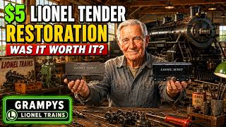 $5 LIONEL SCOUT TENDER RESTORATION WAS IT WORTH IT ?