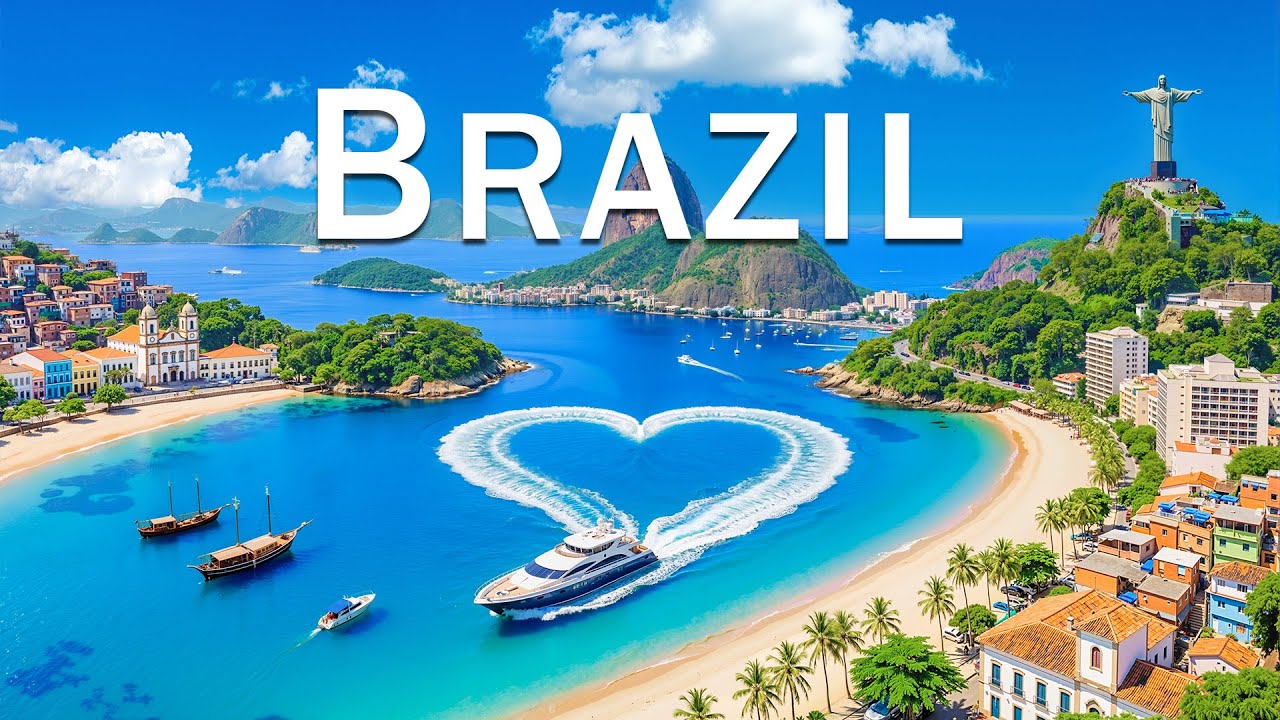 [4K] Brazil 🇧🇷 – Iconic Coastlines, Tropical Wilderness & Ocean Energy