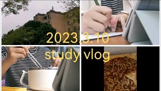 2023.3.10 总有困难的日子，但放弃就没意思了/ study with me