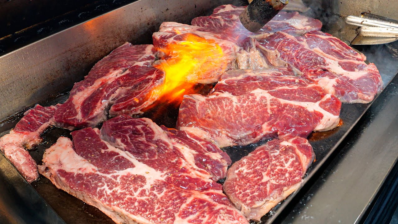 Наслаждайтесь свежими мясными блюдами на улице! | Night Market Foods