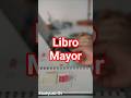 Aprende el libro Mayor #aprender #contable #emprendimiento #viral #videos #mayor #libros #aprendizaj