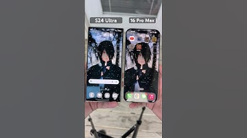 IPhone 16 Pro Max VS S24 Ultra - Max Manual Brightness & Display Design!
