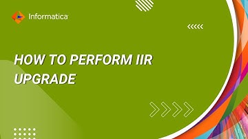 How to Perform IIR Upgrade