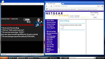 DVR Port Forwarding  for Netgear Router