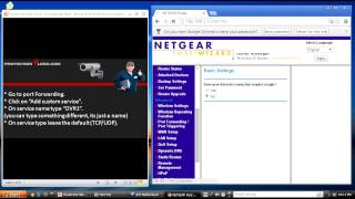 DVR Port Forwarding  for Netgear Router