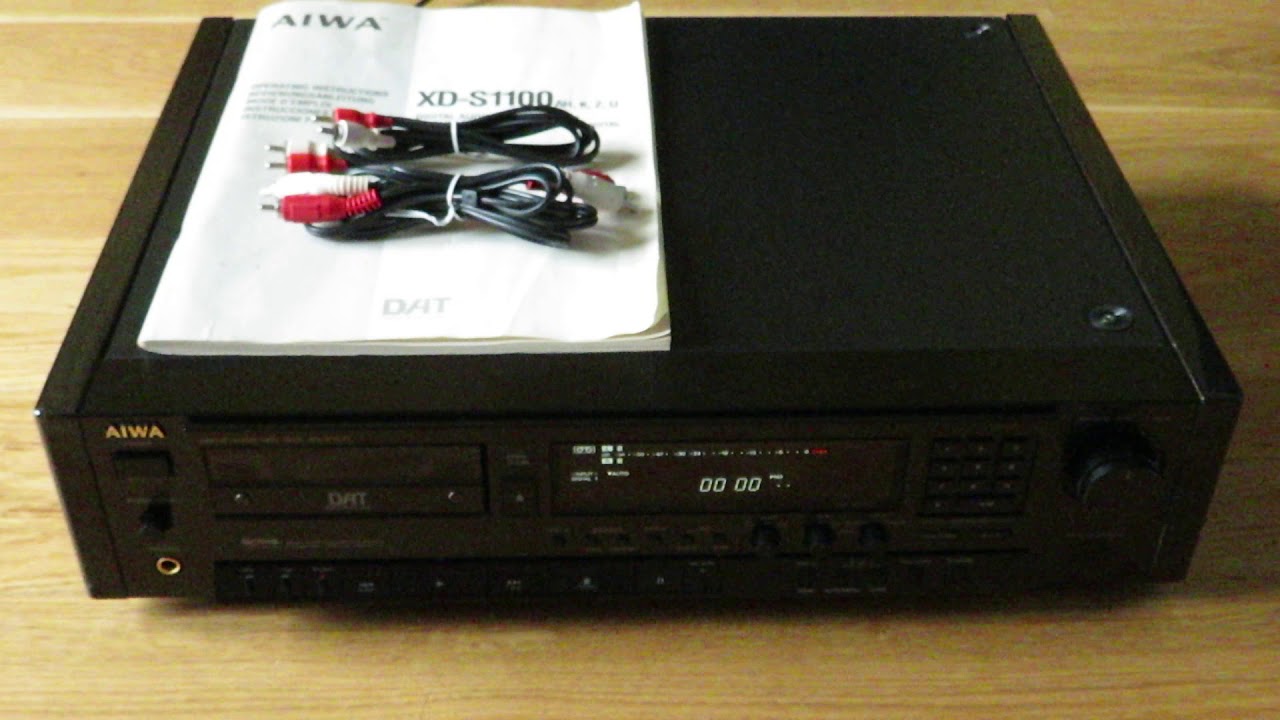 AIWA XD-S1100 MAGNETOFON CYFROWY – DAT - YouTube