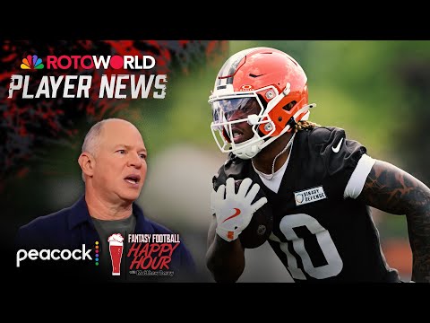 How Quinshon Judkins news impacts Browns' backfield | Fantasy Football Happy Hour | NFL on NBC