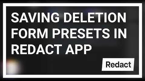 How to easily load mass social media deletion forms / rules quickly using Redact