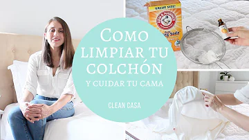 ¿Cómo desinfectar el colchón de la cama?