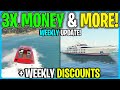 Gta online weekly update 3x money  more