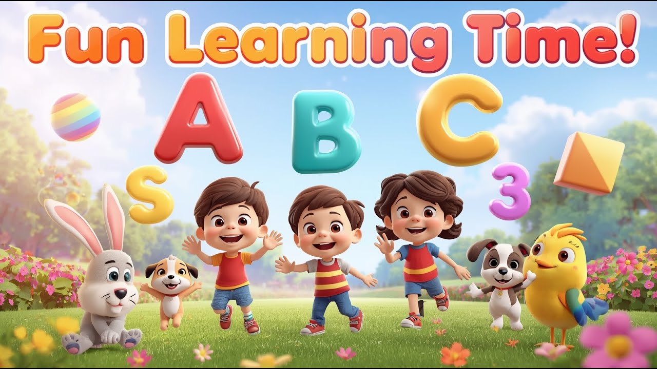 Kids Go Crazy! 🌈 Learn ABCs & Numbers Fast!