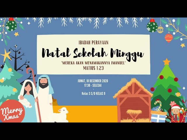 Ibadah Natal Sekolah Minggu Horong Besar Hkbp Rawamangun Youtube
