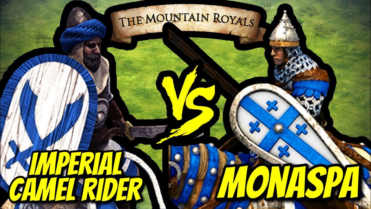 183 IMPERIAL CAMEL RIDERS vs 200 ELITE MONASPAS (Total Resources) | AoE ...