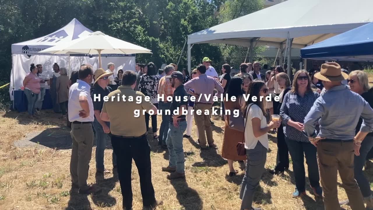 Heritage House/ Valle Verde Apartments groundbreaking in Napa YouTube