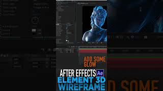 After Effects: 3D wireframe | Tutorial, fast & easy! #3dobjects #shorts