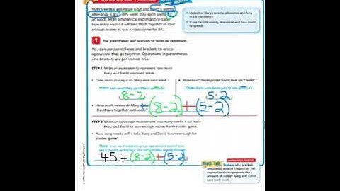 Lesson 1.12 Grouping Symbols