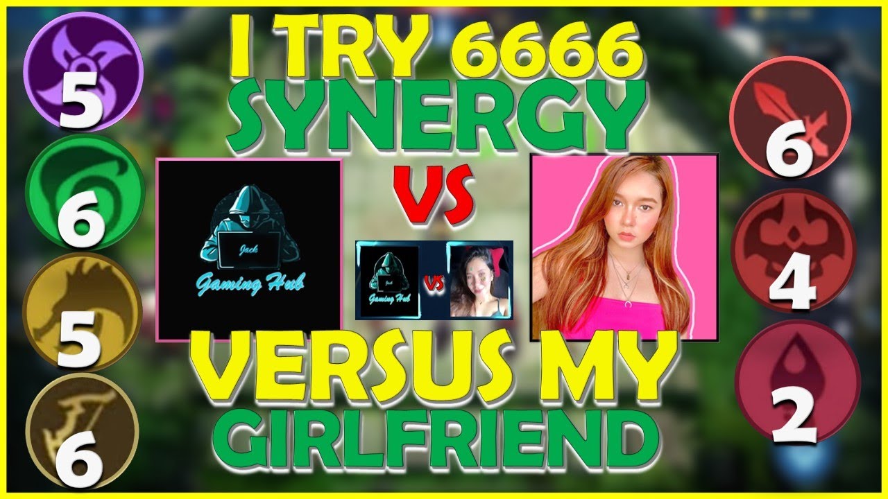 TRYING 6666 SYNERGY VS MY GIRLFRIEND | 6666 CONCEPT VS FULL WEAPONMASTER | MAGIC CHESS BEST SYNERGY