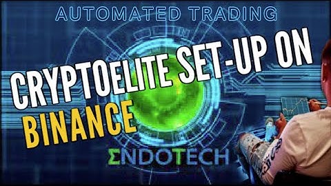 CRYPTOELITE HYPERSHIP BOT SET-UP - BINANCE SUB-ACCOUNT