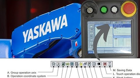 Part 4  Yaskawa Basics 101 tutorial - learn the basic, How to jog the robot and Create the program.
