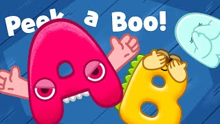 Peek A Boo Abc Monsters - Halloween Nursery Rhymes For Kids