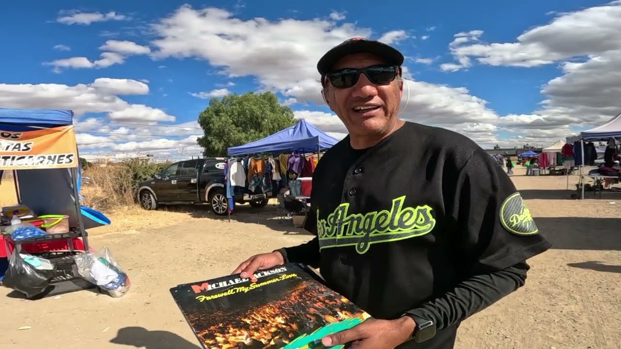 Los discos de vinil en el cajuelazo!!