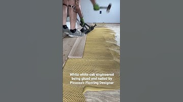 Wood floors installation #foryou #viral #fyp #creative #work #viralvideo #construction #follow #like