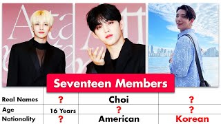 Full Seventeen Members Real Names And Ages 2022 Update