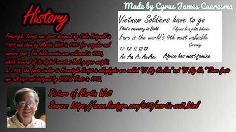 Freestyle Script (Cyrus James Cuaresma)