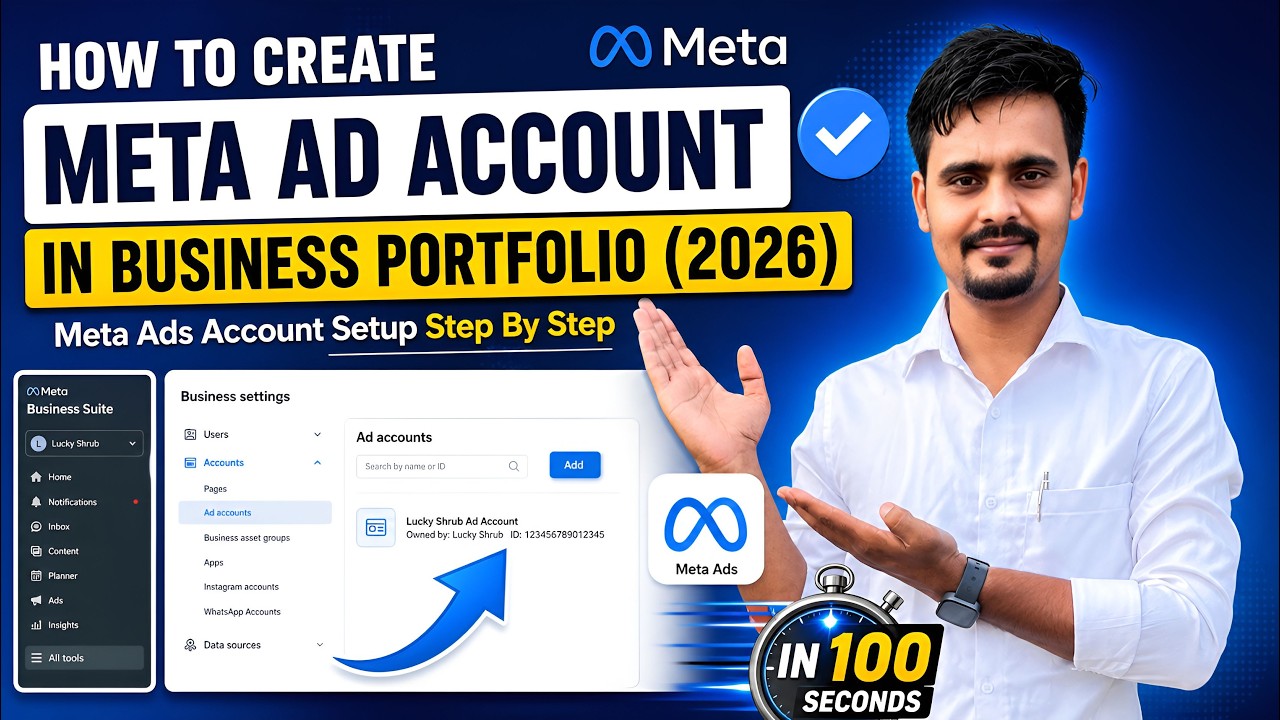 How Create Meta Al How to Create Meta Ad Account in Business Portfolio (2026) | Meta Ads ...