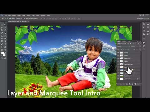 # Basic Photoshop Layers Intro and Marquee tool