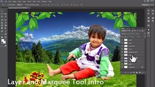 #03 Basic Photoshop Layers Intro and Marquee tool