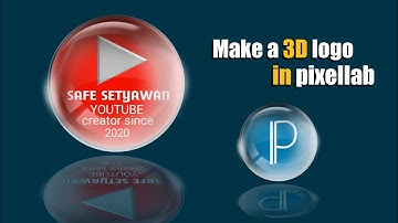 how to make a 3D logo on Pixellab
